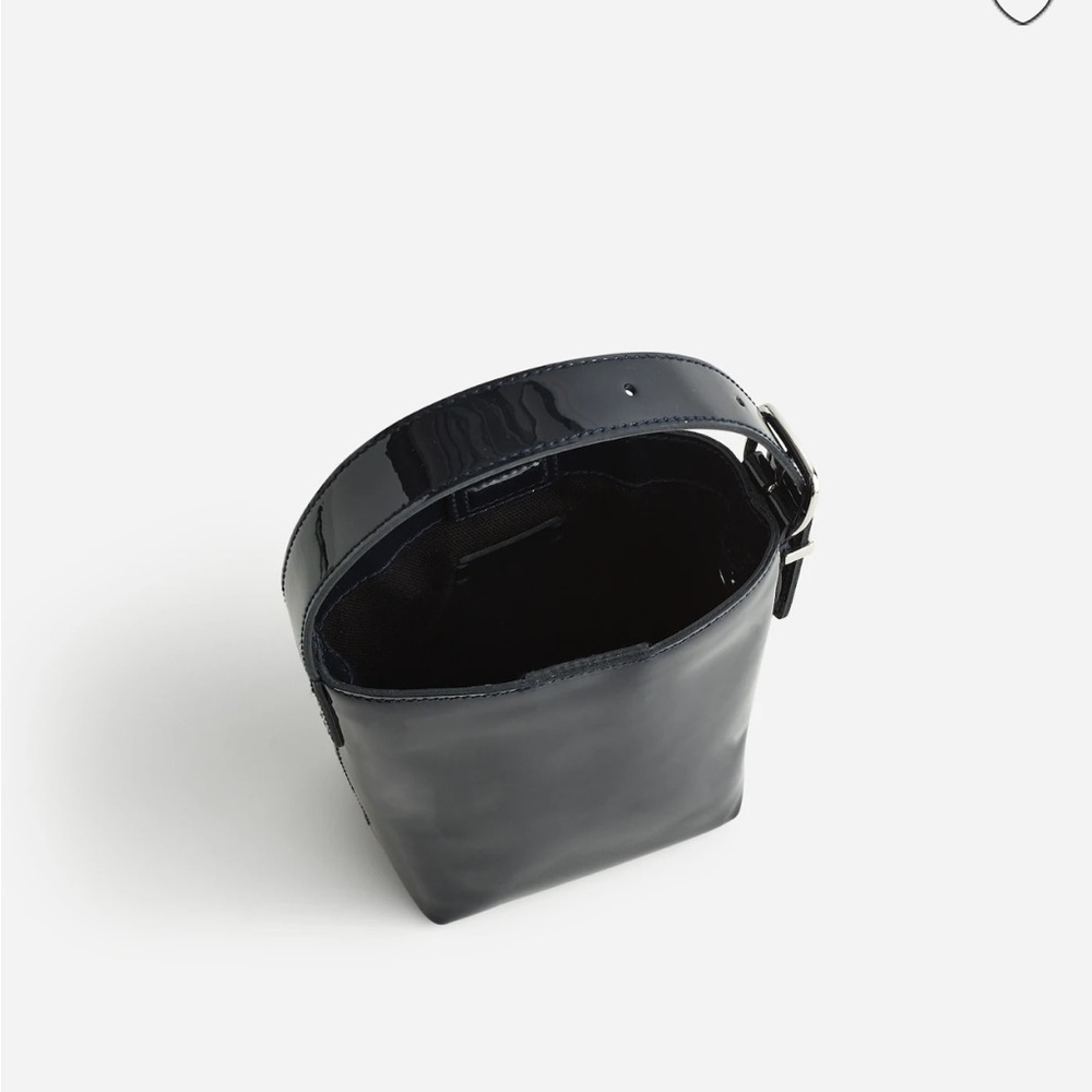 Madewell Patent Leather Women's micro bag NWT BLK - Picture 3 of 4